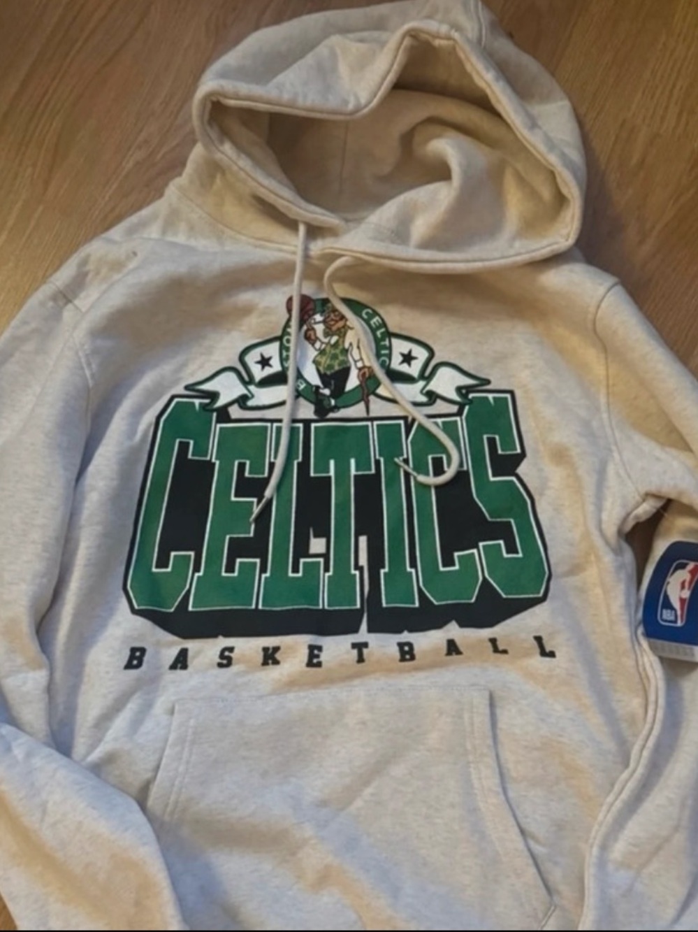 NBA Boston Celtics Gray Pullover Hoodie - Picture 2 of 2